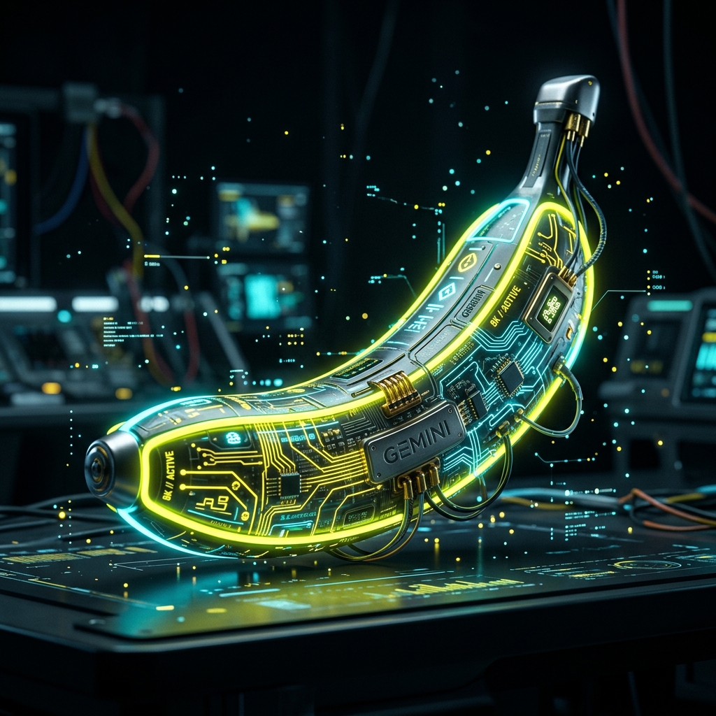 Futuristic Cybernetic Nano Banana Image Generator
